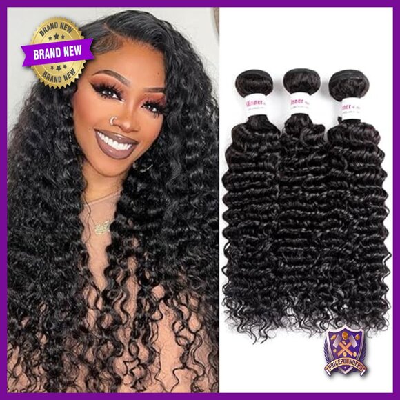 Deep Wave Human Hair Extensions 14-18 Inch 100% Unprocessed Brazilian Virgin main image 5